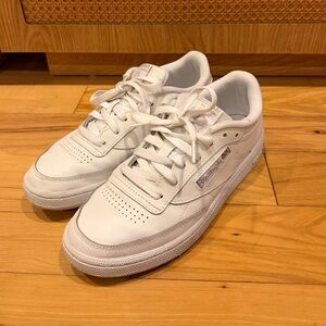 Reebok Club C 85 White Leather Sneakers